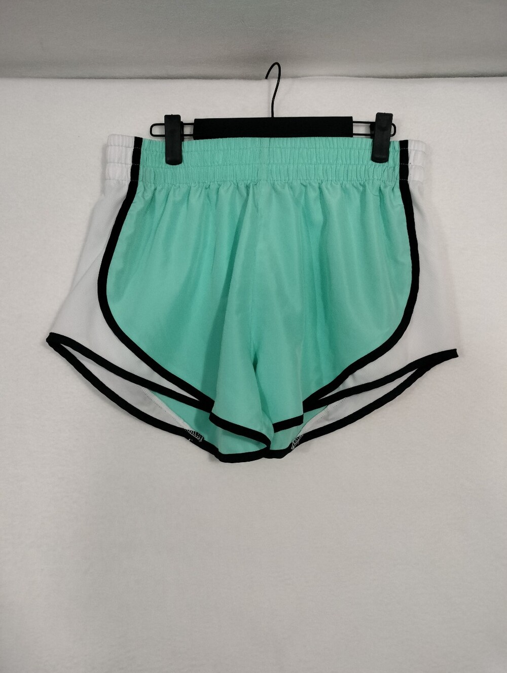 Zone Pro Women’s Athletic Mint Running Shorts with Black Trim